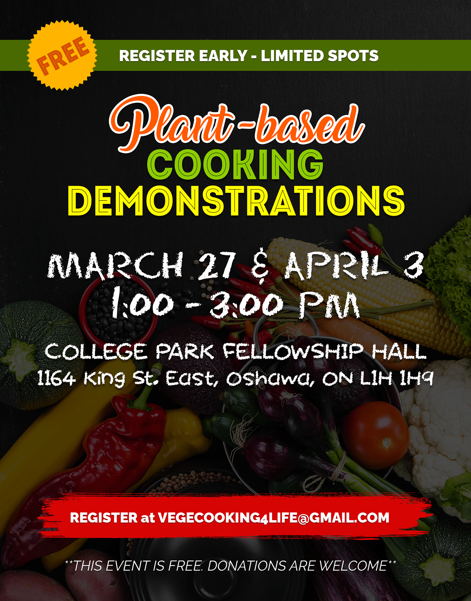 Plant-Based Cooking Demonstrations