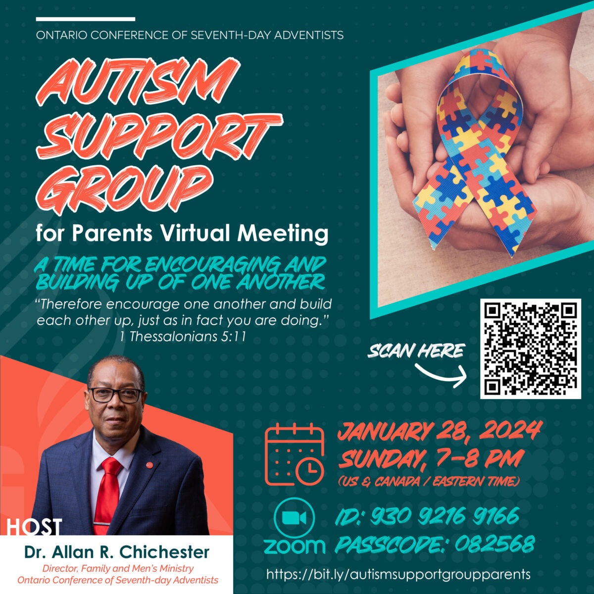 Autism Support Group for Parents Virtual Meeting