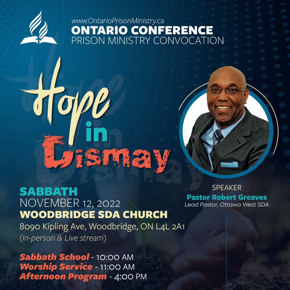 Ontario Conference Prison Ministry Convocation 2022