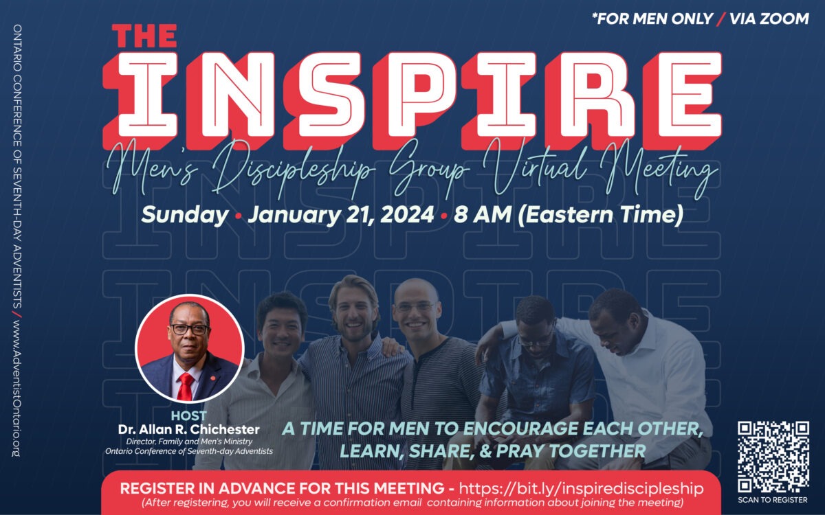 The Inspire Men's Discipleship Group Virtual Meeting