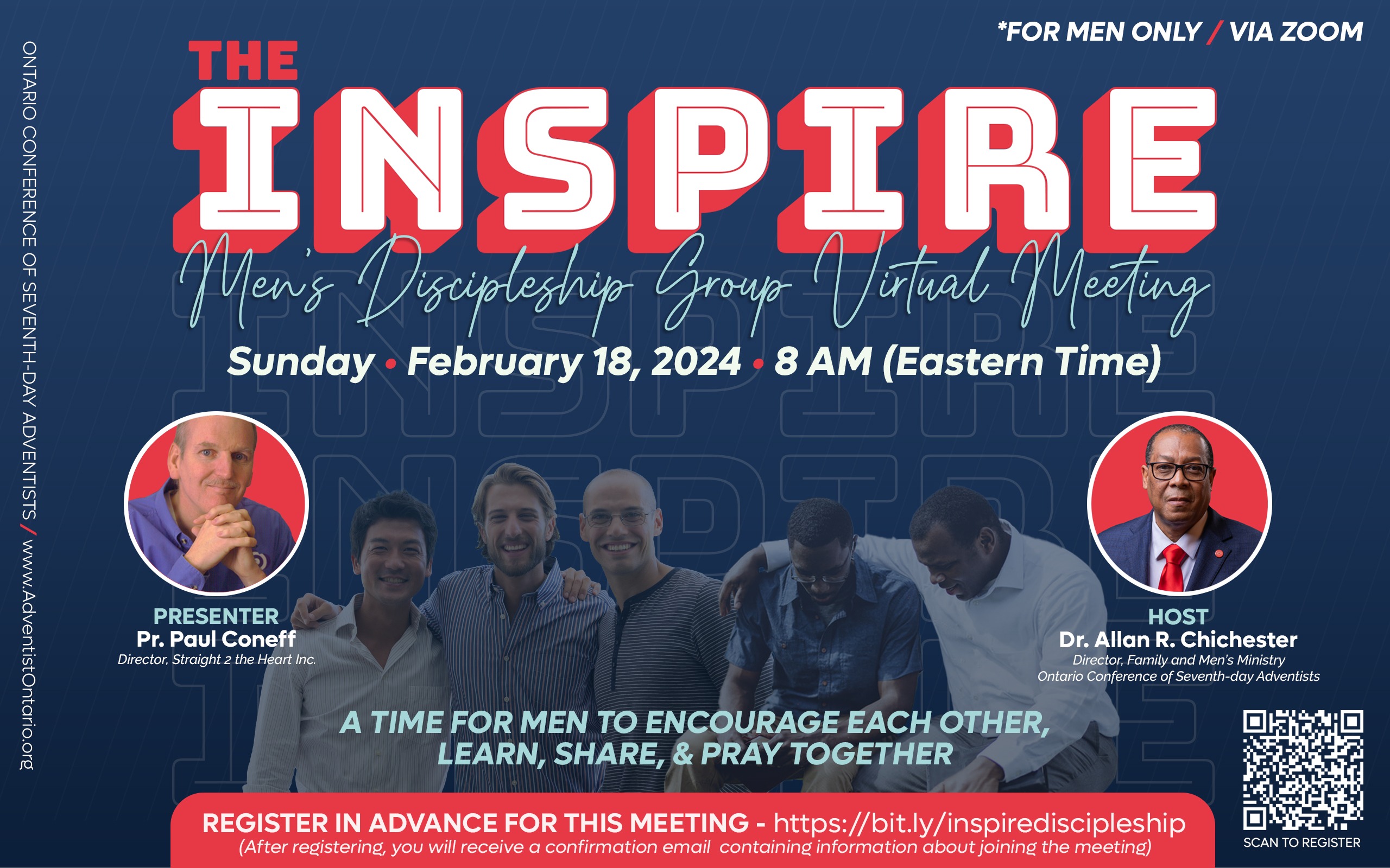 The Inspire Men's Discipleship Group Virtual Meeting - February