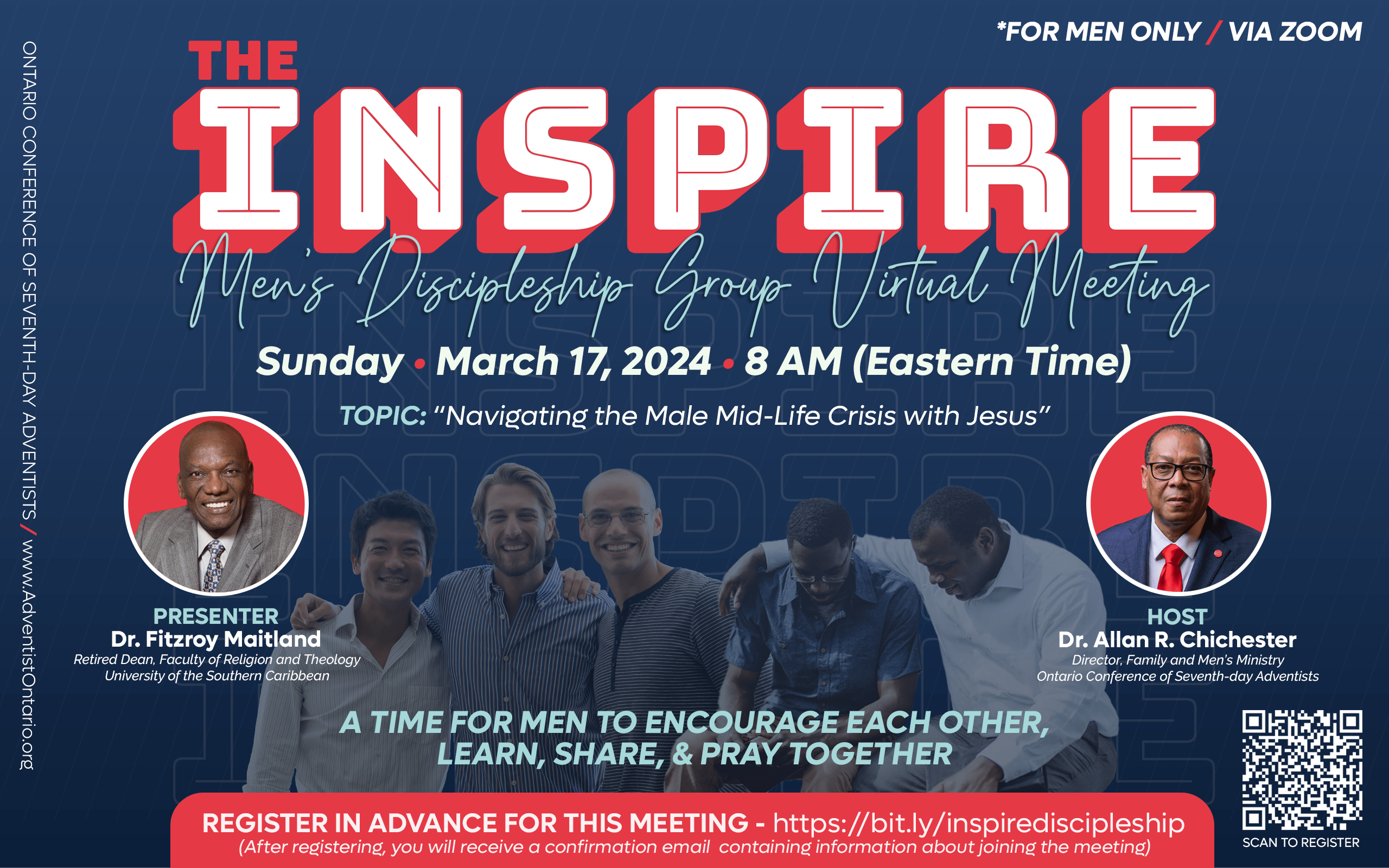 The Inspire Men's Discipleship Group Virtual Meeting - March