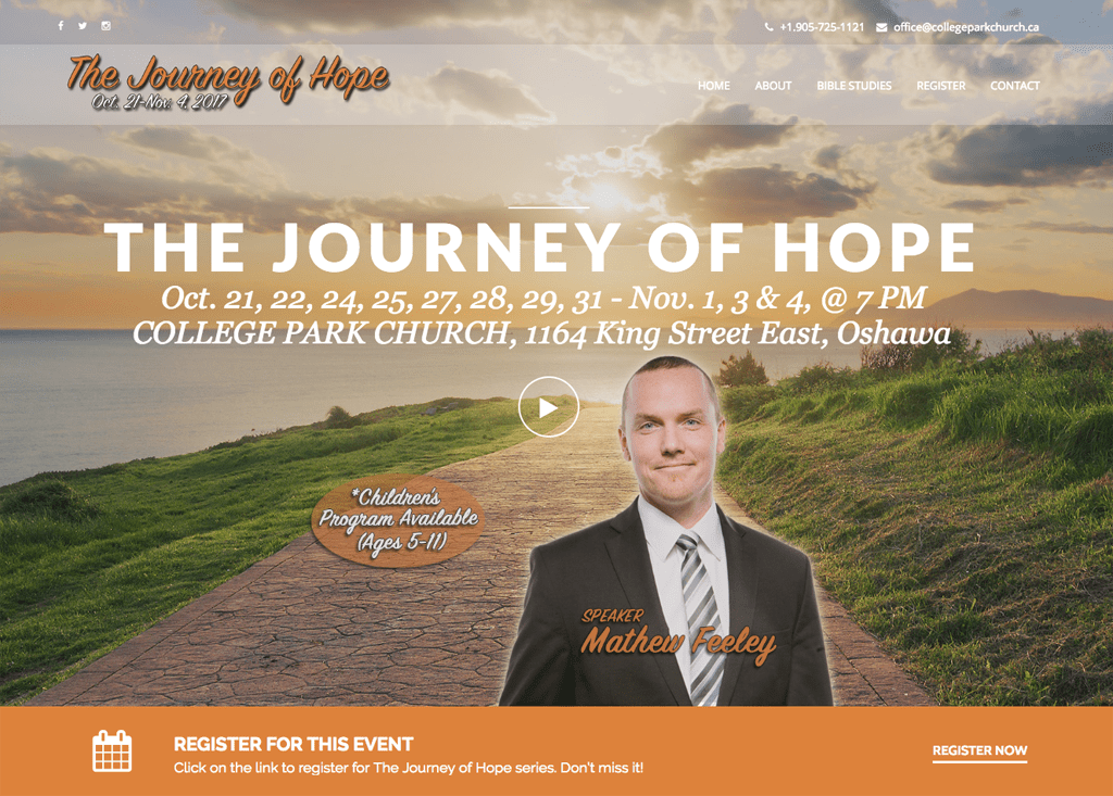 The Journey of Hope Screen